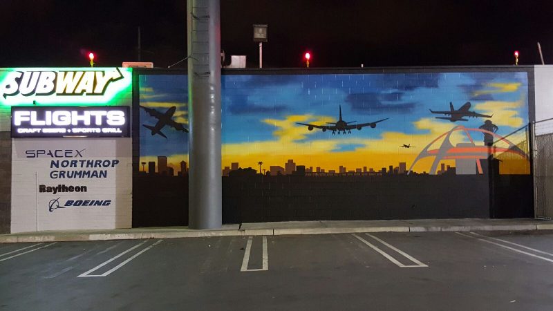 Outdoor Billboard - Flights Craft Beers + Sports + Grill (Hawthorne)